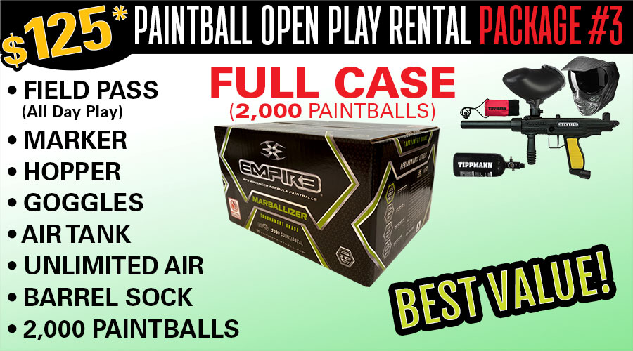 Paintball Open Play Package #3